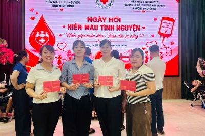 NGÀY HỘI HIẾN MÁU TÌNH NGUYỆN