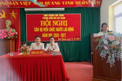 HỘI NGHỊ CÁN BỘ, VIÊN CHỨC, NGƯỜI LAO ĐỘNG NĂM HỌC 2026-2027