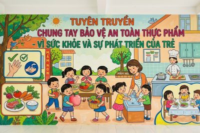 BÀI TUYÊN TRUYỀN “CHUNG TAY BẢO VỆ AN TOÀN THỰC PHẨM – VÌ SỨC KHỎE VÀ SỰ PHÁT TRIỂN CỦA TRẺ”